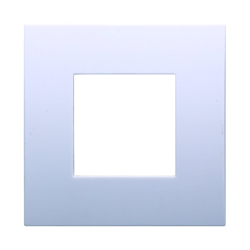 Placca Plastica Serie Venus 2P Colore Bianco Compatibile Con Vimar Arke