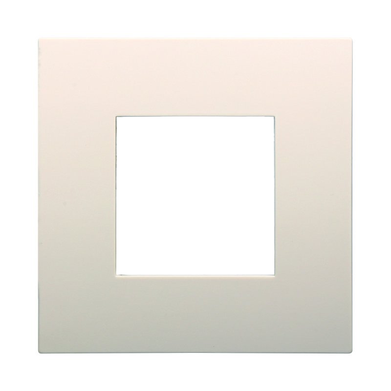 ETTROIT Placca Plastica Serie Venus 2P Colore Sabbia Compatibile Con Vimar Arke