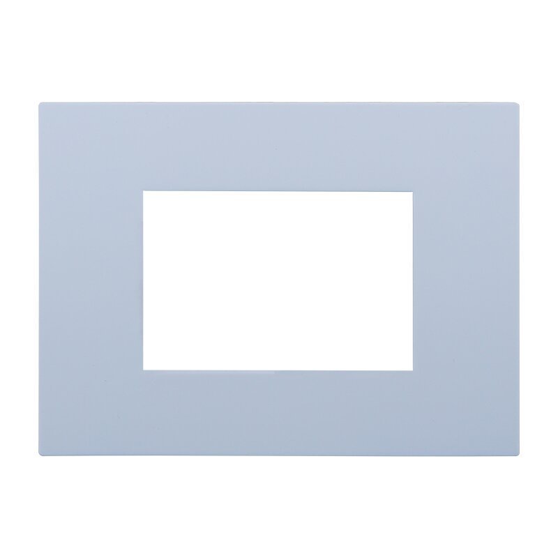 ETTROIT Placca Plastica Serie Venus 3P Colore Bianco Compatibile Con Vimar Arke