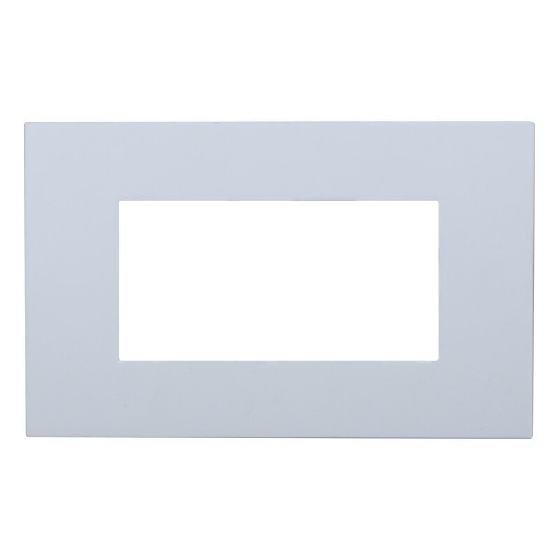 ETTROIT Placca Plastica Serie Venus 4P Colore Bianco Compatibile Con Vimar Arke