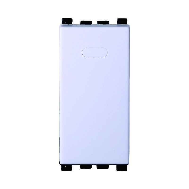 Pulsante 1P 16A Unipolare Colore Bianco Compatibile Con Vimar Arke