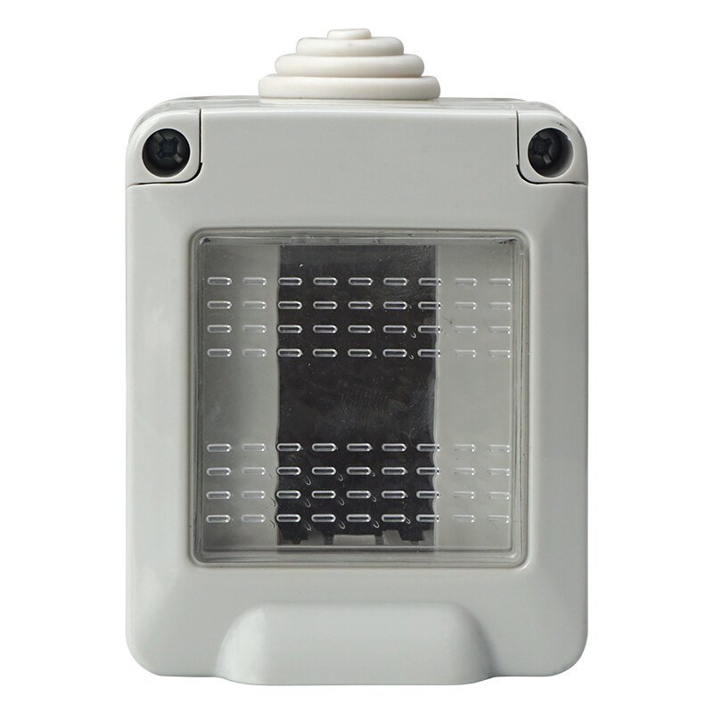 Custodia 1P IP55 Scatola Porta Frutti 502 Con Coperchio 1 Posto Modulo Compatibile Con Vimar Plana