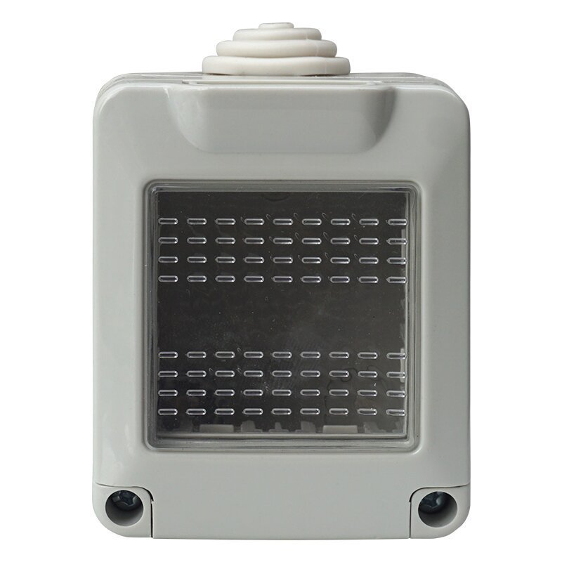 Custodia 2P IP55 Scatola Porta Frutti 502 Con Coperchio 2 Posti Moduli Compatibile Con Vimar Plana