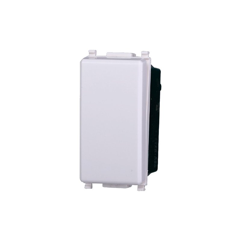 ETTROIT Deviatore 1P 16A Colore Bianco Compatibile Con Vimar Plana