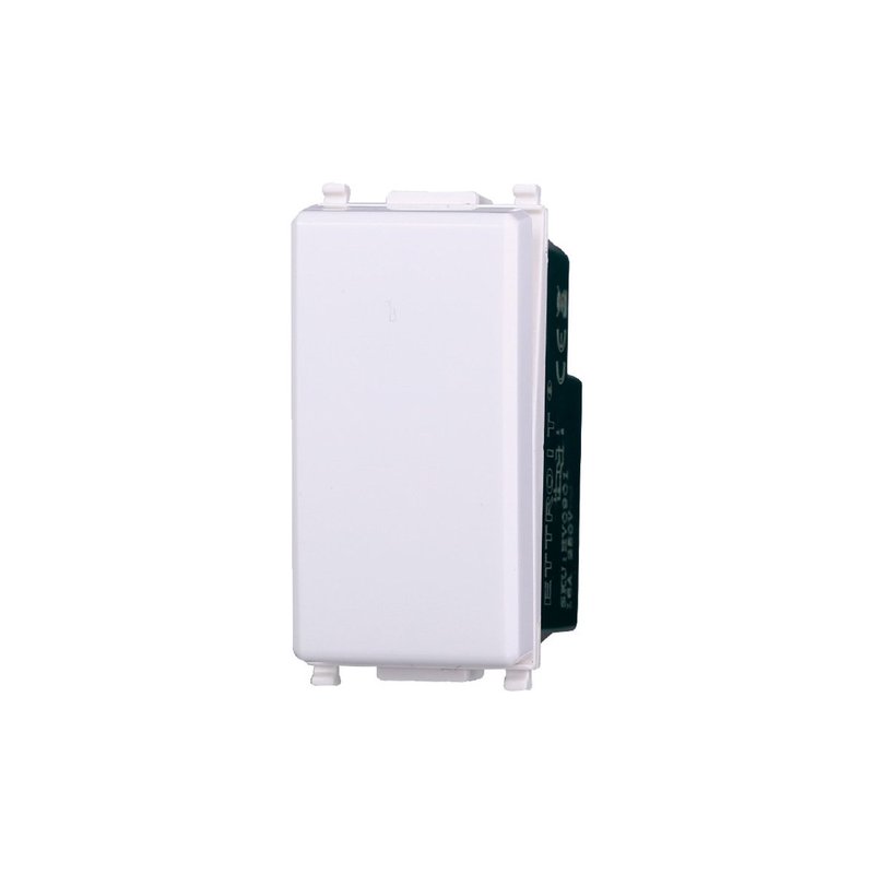 ETTROIT Invertitore 1P 16A Unipolare Colore BIANCO Compatibile Con Vimar Plana
