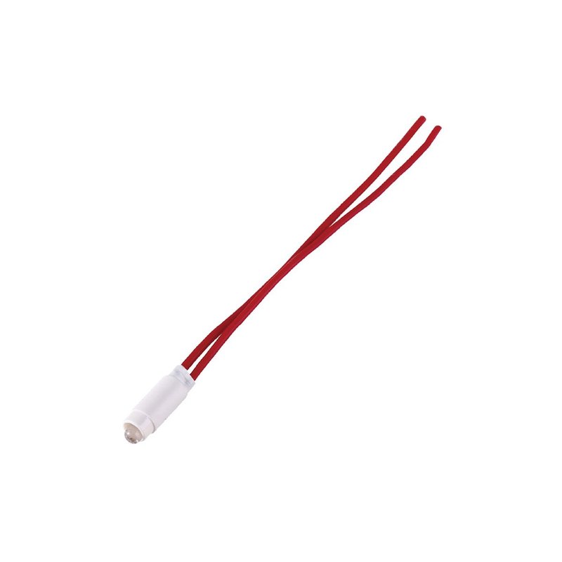 [EV2916] Lampada Led 220V 0.5W Compatibile Con Vimar Plana e Vimar Arkè, Disponibili Rosso Blu Verde Bianco Giallo (Rosso)