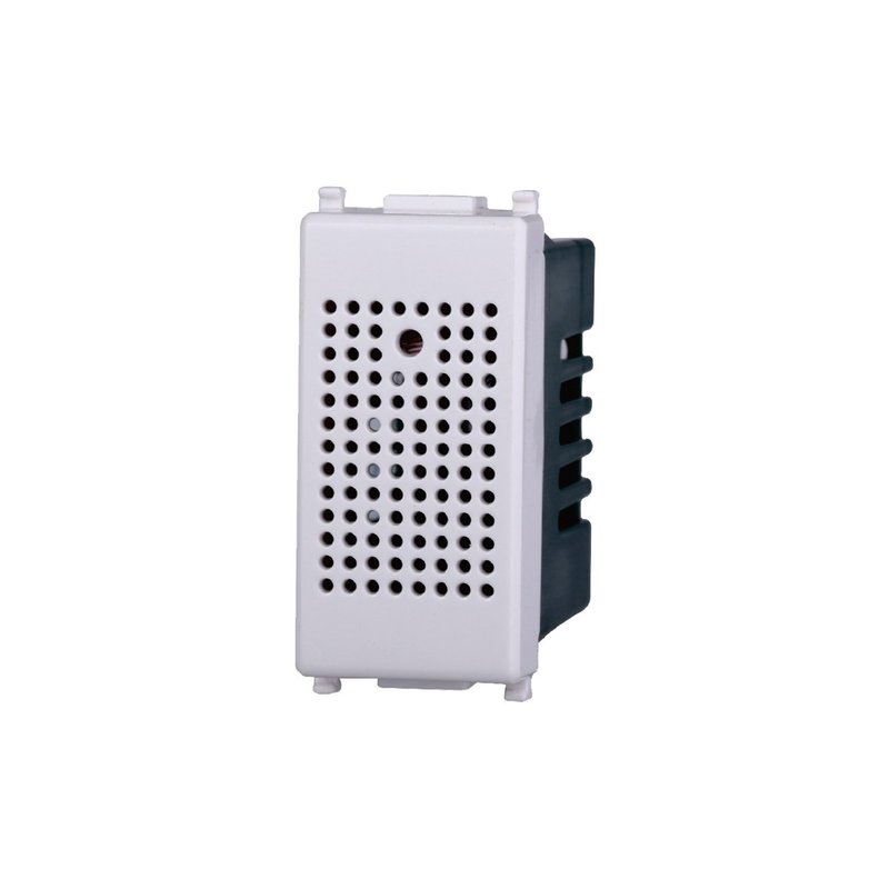 ETTROIT Sensore Acustico 220V Timer Colore BIANCO Compatibile Con Vimar Plana