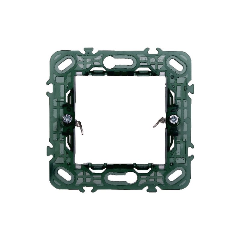 Supporto 2P Serie Starlight 2 Posti Compatibile Con Vimar Plana