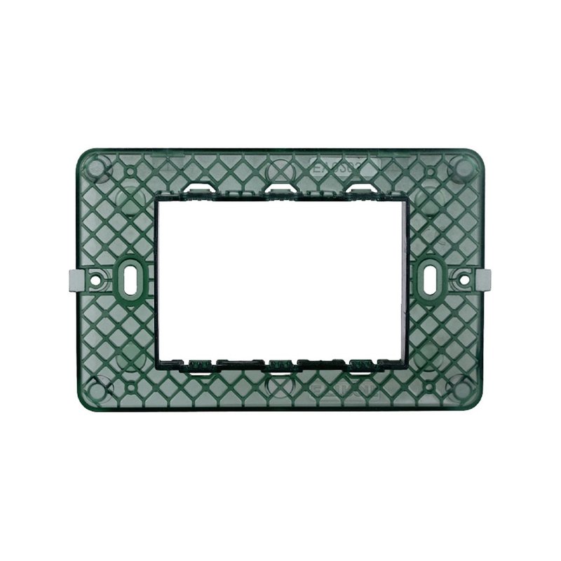 Supporto 3P Serie Starlight 3 Posti Compatibile Con Vimar Plana