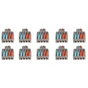 10 Sdoppiatore Elettrico Compatto Connettore Morsetto Elettrico Cavo Connettore 2P-4P