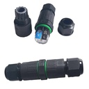 2 Connettori Veloce IP68 Forma I Manicotto Collegamento Cavo Esterno 77x20mm