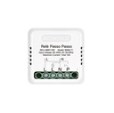 Relè Passo Passo Elettronico Silenzioso, Impulse Relay 1 Contatto NO 16A 220V AC, Con Memoria 40X40X18mm, Montaggio da Incasso o Barra DIN, Compatibile Con Finder 13.91 e 26.01