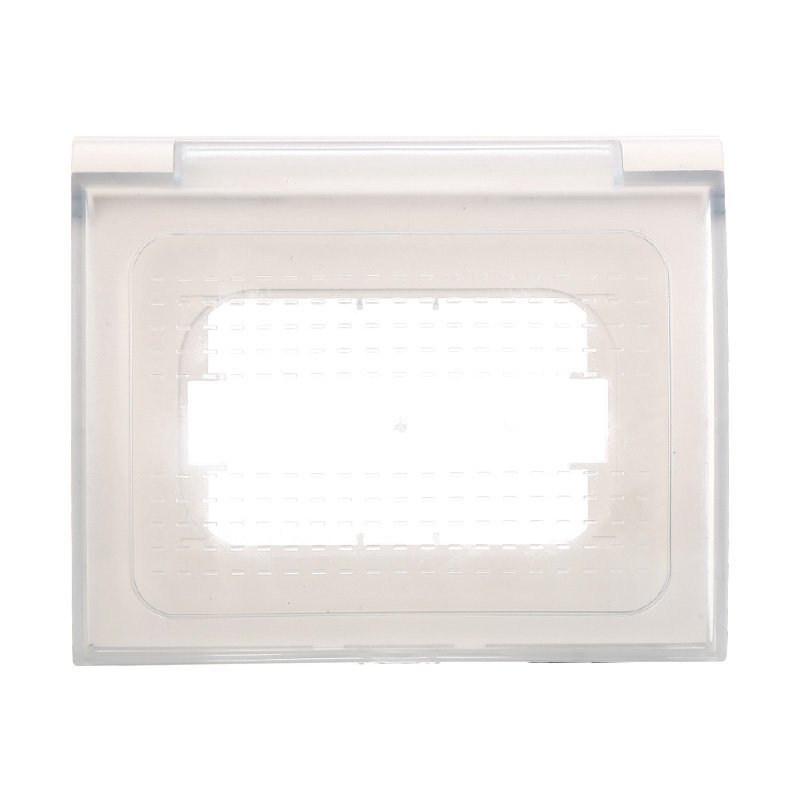 [BAB3103] Placca Custodia IP44 3P Bianco Universale Per Scatola 503 Compatibile Bticino Vimar Gewiss