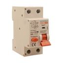 RCBO Interruttore Magnetotermico Differenziale Tipo F Curva C 1P+N 2M 6000A 30mA C16A AC 230V IP20 IEC61009-1