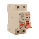 RCBO Interruttore Magnetotermico Differenziale Tipo F Curva C 1P+N 2M 6000A 30mA C25A AC 230V IP20 IEC61009-1