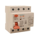RCCB Interruttore Differenziale Puro Tipo F - SI 3P+N 4M 10000A 300mA Super Immunizzato 63A AC 400V IP20 IEC61008-1