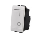 Interruttore Bipolare 2P 16A 220V MBL Bianco 1M Compatibile Bticino Living Light Illuminabile BLB0402