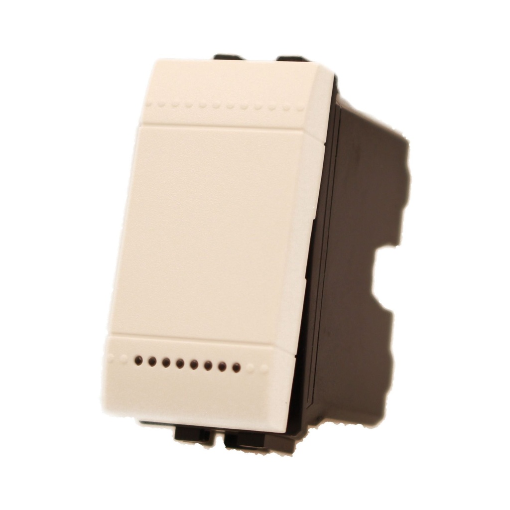 Pulsante NO 1P 16A 220V MBL Bianco 1M Compatibile Bticino Living Light BLB1001