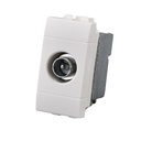 Connettore Presa TV Terminale Maschio MBL Bianco 1M Compatibile Bticino Living Light BLB2250
