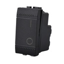 Interruttore Bipolare 2P 16A 220V MBL Nero 1M Compatibile Bticino Living International Illuminabile BLN0402