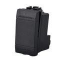 Pulsante NO 1P 16A 220V MBL Nero 1M Compatibile Bticino Living International BLN1001