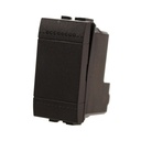 Pulsante NO 1P 16A 220V MBL Nero 1M Compatibile Bticino Living International BLN1001