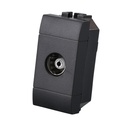 Connettore Presa TV Terminale Femmine MBL Nero 1M Compatibile Bticino Living International BLN2251