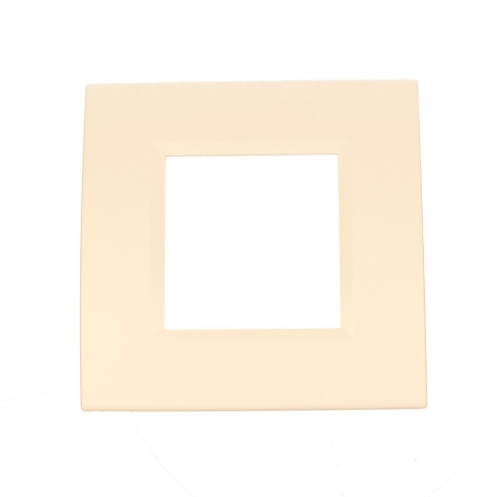 Placca Plastica Quadrata MBL 2M Bianco Compatibile Bticino Living