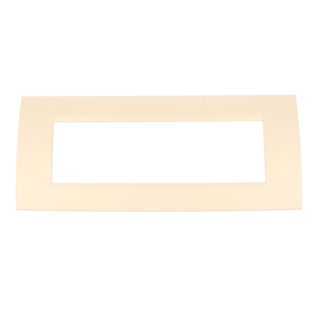 Placca Plastica Quadrata MBL 7M Bianco Compatibile Bticino Living BLN89701
