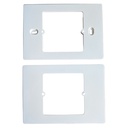 Adattatore Riduttore da Scatola 503 A Scatola 502, Supporto Riduttore per Termostati, 120X86X3,5mm, Vite Incluso