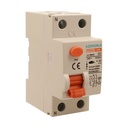 RCCB Interruttore Differenziale Puro Tipo A 1P+N 2M 6000A 30mA 16A AC 230V IP20 IEC61008-1 PR8NM