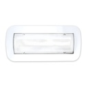 Lampada di Emergenza Da Incasso a LED 3W 350lm, Luce Fredda 6500K Autonomia 3 Ore Batteria Ricaricabile al Litio IP40