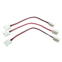 3 Pezzi Connettore 5mm 2 PIN, Per Collegare 2 Striscia Led Smd con Passo da 5mm Senza Saldare, Cavo 15cm