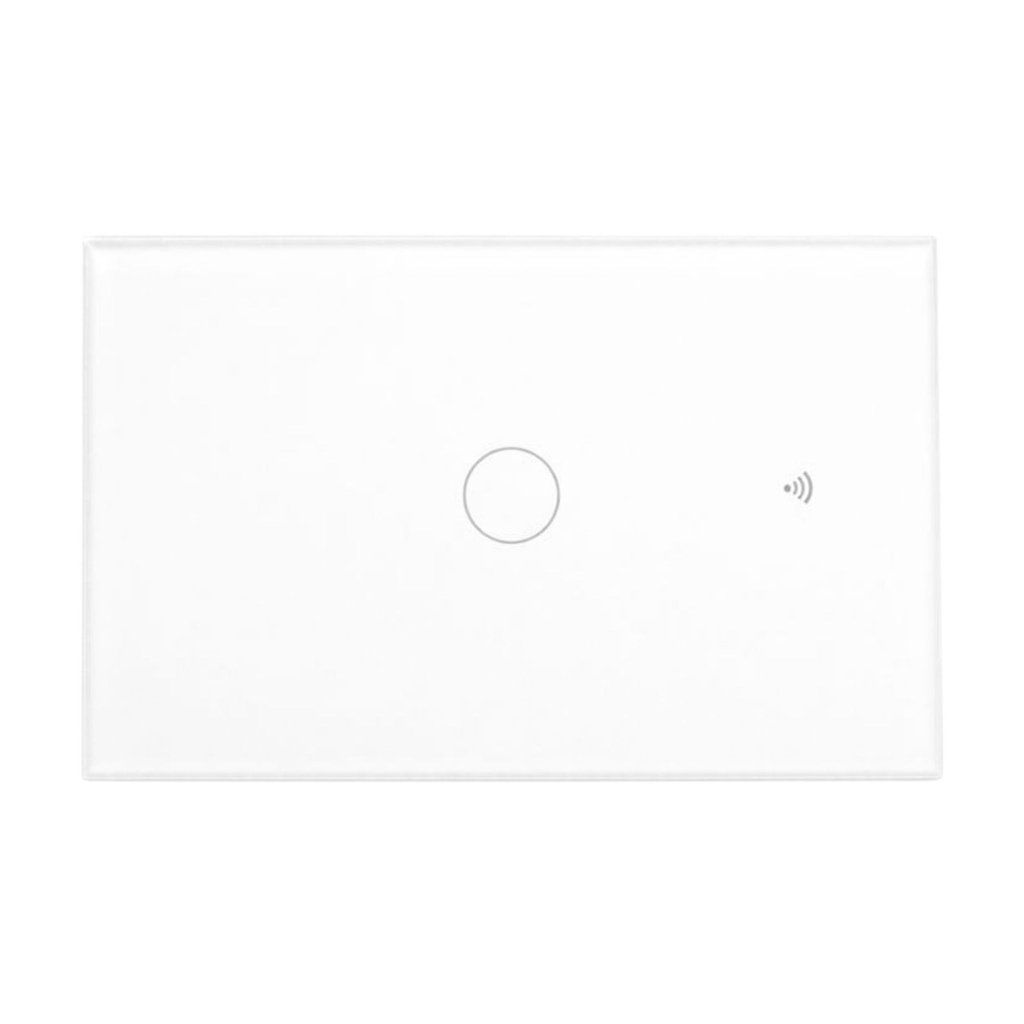 [MMC7751W] A2ZWORLD Interruttore Led Dimmer Taglio Di Fase, Pannello Touch, Colore Bianco, WIFI + Bluetooth, APP TUYA Smart Life, 220V 10A, 120X72X38mm Per Scatola 503, IP20, Disponibili 1,2,3 Tasti (1 Tasto)