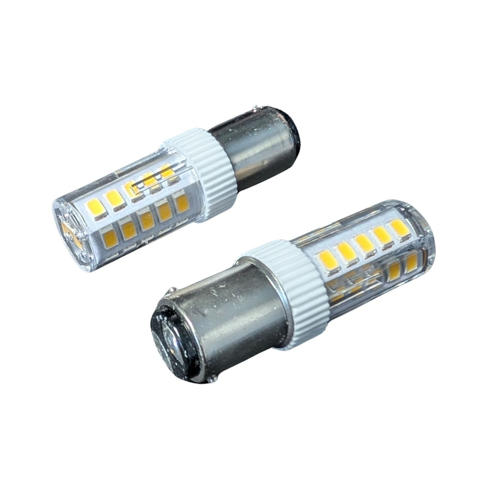 2 Pezzi Lampada Led BA15D G18 Bianco Freddo 6000K 220V 4W 32 SMD 2835