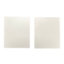 2 Pezzi Tappo Finale Terminale Bianco per Chiusura Lampada LED Lineare SV0205B