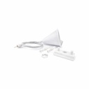 Kit Cavo Sospensione per Binario Monofase Bianco con Filo 200 cm Solo Per un Lato