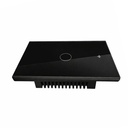 A2ZWORLD Interruttore Da Incasso Scatola 503, Touch Nero, WIFI 2.4G Matter, TUYA, Smart Life,Apple Home, Google Home, Alexa, SmartThings, 10A, AC 90-250V, 50/60HZ, 120X72X38mm, IP20,Disponibili 1,2,3 Tasti