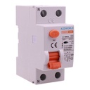 A2ZWORLD RCCB Interruttore Differenziale Puro Tipo A 1P+N 2M 6000A 100mA 0.1A AC 230V IP20 IEC61008-1 PR8NM