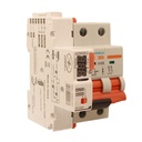 MCB Interruttore Magnetotermico Con Riarmo Automatico, Curva C 2P 3M 10000A C16A AC 400V PB8H, 3 Tentativi (10s/60s/300s)