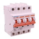 A2ZWORLD Interruttore Magnetotermico DC Senza Polarità 1000V Curva C 4P 4M 10000A IP20, Corrente Disponibili 16A 20A 25A 32A 40A 63A