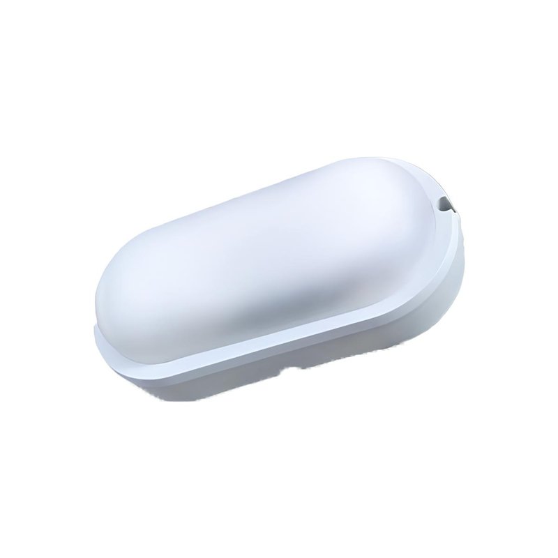 Plafoniera Led Lampada Da Parete Soffitto IP54 Ovale 18W 1820LM Caldo 3000K Bulkhead Per Condominio 230X104X47mm