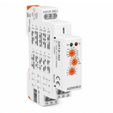 Relè Temporizzato Multifunzione Modulare, AC/DC 12V 24V 220V, 2 Scambi SPDT 16A, 10 Funzioni, Timer 0,1s-10 Giorni, 1 Modulo DIN, GRT8-M2-W240 