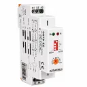 Relè Temporizzato Modulare, AC230V e DC/AC 24V 10A, Timer Delay ON o Delay OFF, Ritardo Accensione o Spegnimento, 1 Modulo Barra DIN, Tempo regolabile da 0,1s a 10 giorni