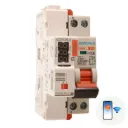 A2ZWORLD MCB Interruttore Magnetotermico Connesso WiFi Con Riarmo Automatico, Curva B 1P+N 2M 6000A AC 230V PN8H, Disponibile 6A 10A 16A 20A 25A 32A