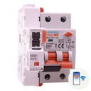 A2ZWORLD RCBO Interruttore Magnetotermico Differenziale Connesso WiFi Con Riarmo Automaico, Tipo AC Curva C 1P+N 3M 6000A 300mA C6A AC 230V IP20 IEC61009-1 PL8HM, Disponibili 6A 10A 16A 20A 25A 32A