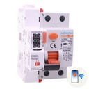 A2ZWORLD RCCB Interruttore Differenziale Puro Connesso WiFi Con Riarmo Automatico, Tipo A 1P+N 3M 6000A 30mA AC 230V IP20 IEC61008-1 PR8NM, Disponibili 16A 25A 32A 40A 63A