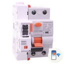 A2ZWORLD RCCB Interruttore Differenziale Puro Connesso WiFi Con Riarmo Automatico Tipo B 1P+N 3M 10000A 300mA AC 230V IP20 IEC61008-1 / IEC62423 GYL9, Disponibili 40A 63A