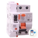 A2ZWORLD RCCB Interruttore Differenziale Puro Connesso WiFi Con Riarmo Automatico Tipo F 1P+N 3M 6000A 300mA AC 230V IP20 IEC61008-1 GYL9, Disponibili 16A 25A 32A 40A 63A