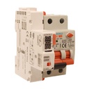 RCBO Interruttore Magnetotermico Differenziale Con Riarmo Automaico, Tipo A Curva C 1P+N 3M 6000A 300mA AC 230V IP20 IEC61009-1 PL8HM, 3 Tentativi (10s/60s/300s), Corrente Disponibili 6A 10A 16A 20A 25A 32A
